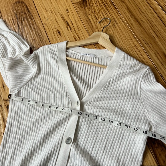 Moussy Off White Ling Cardigan One Size - Picture 2 of 7